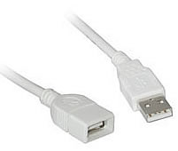 USB A/A Male to Female  Extension Cables