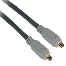 Ultima IEEE-1394 Firewire® Cable 4-pin/4-pin with Gold Connectors 