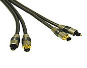 Toslink with S-Video Cables 